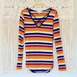 Gaze USA long sleeve sweater tee